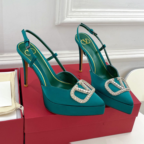 Valentino Garavani Women Fashion Shoes Pumps Luxury Brand Vlogo Signature Calfskin with Original Box 11cm Heel Whatsapp 