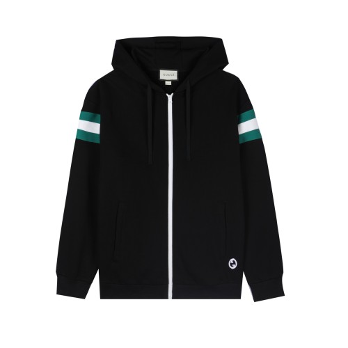 Gucci Womens Mens Zip Hoodie Coat Luxury Brand Mens Sweatshirt Winter Fashion   