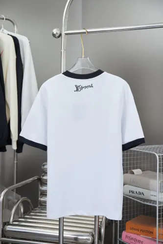 Louis Vuitton Luxury Brand Men Womens Short Sleeve T-Shirt Embellished Cotton T-Shirt 1AFXNX   