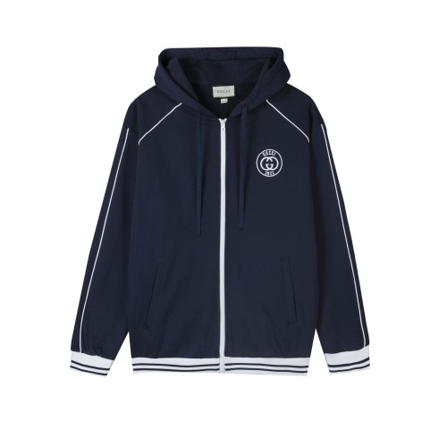 Gucci Womens Mens Zip Hoodie Coat Luxury Brand Mens Sweatshirt Winter Fashion   