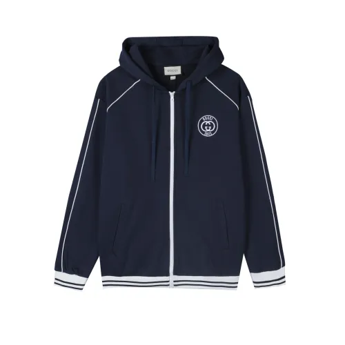 Gucci Womens Mens Zip Hoodie Coat Luxury Brand Mens Sweatshirt Winter Fashion   