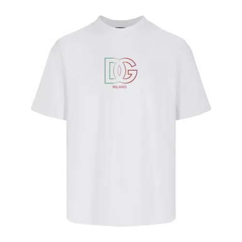 Dolce&Gabbana Luxury Brand Women Mens Short Sleeve T-Shirt   