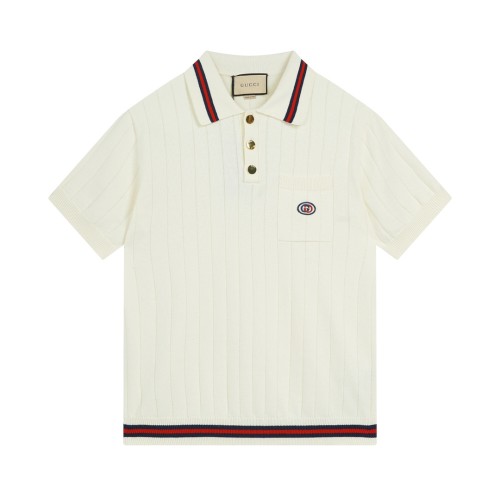 Gucci Luxury Brand Women Mens Short Sleeve T-Shirt Knitwear Polo Shirt   