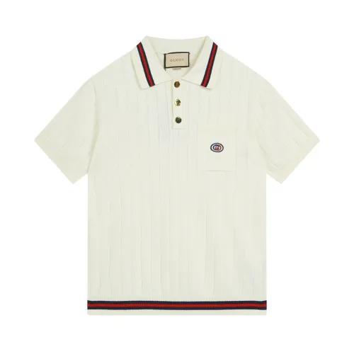 Gucci Luxury Brand Women Mens Short Sleeve T-Shirt Knitwear Polo Shirt   