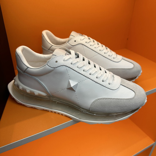 Valentino Garavani Mid-Top Calfskin VL7N Sneaker With Bands Mens Shoes Sneakers Luxury Brand with Original Box  