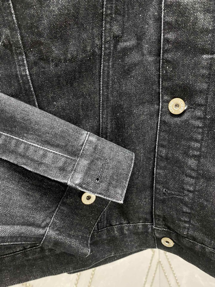 Loewe Men Womens Jackets Denim Luxury Brand Mens Jackets Top Quality   
