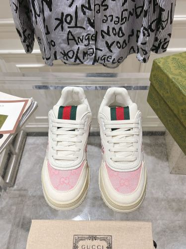 Gucci Mens Shoes Sneakers Luxury Brand Fashion Men's Gucci Re-Web trainer in leather with Original Box Whatsapp 