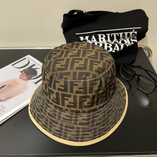 Fendi Men Womens Bucket Hat Luxury Brand Design Fendi Cap with Original Box  
