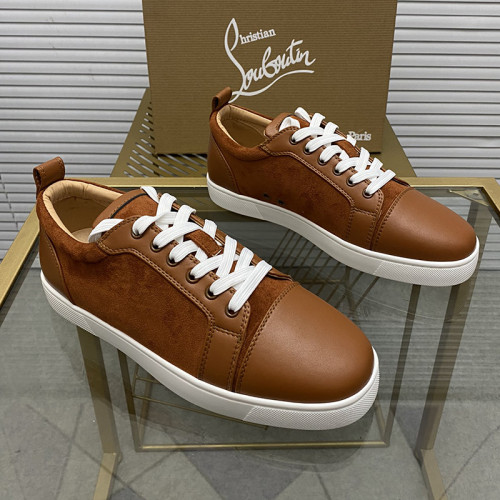 Christian Louboutin Mens Shoes Sneakers Luxury Brand Red Bottom Design Sports Footwears with Original Box