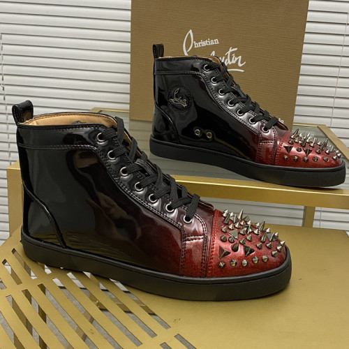 Christian Louboutin Mens Shoes Sneakers Luxury Brand Red Bottom Design Sports Footwears with Original Box