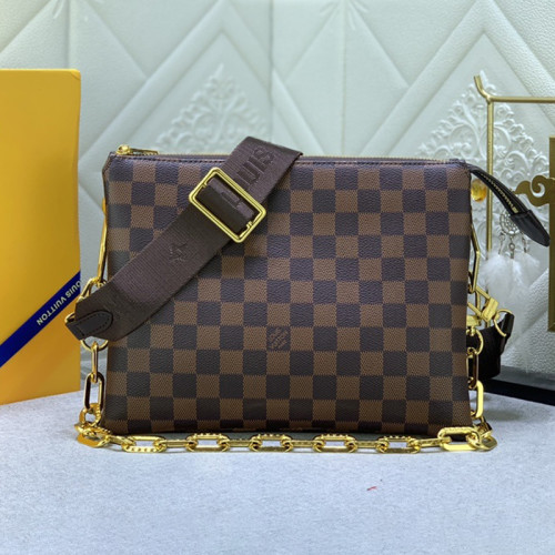 Louis Vuitton Womens Bags Messenger Shoulder Bags Luxury Brand COUSSIN MM M20771 with Original Box Monogram Canvas
