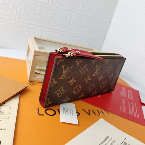 Louis Vuitton Mens Womens Wallets Purse Luxury Brand Designer Zippy WALLET M61269 with Original Box