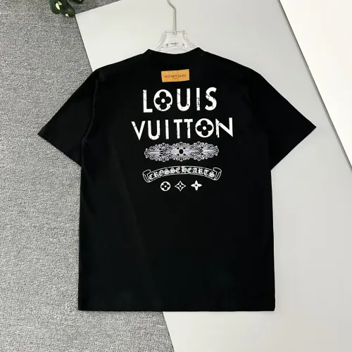 Louis Vuitton x Chrome Hearts Luxury Brand Men Womens Short Sleeve T-Shirt   