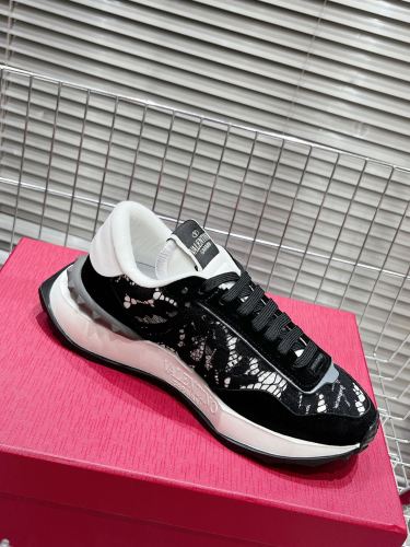 Valentino Womens Shoes Sneakers Leather Luxury Brand Women Rockstud Untitled Shoes with Original Box Whatsapp 