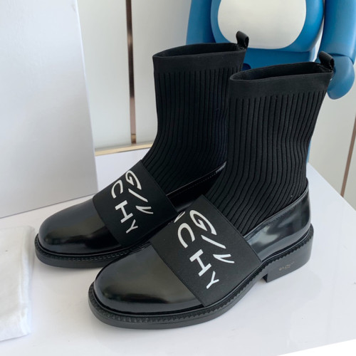 Givenchy Womens Shoes Boots Fashion Type Luxury Brand GIVENCHY BOOTS IN LEATHER with Original Box