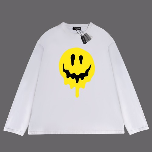 Balenciaga Luxury Brand Women Mens Long Sleeve T-Shirt   