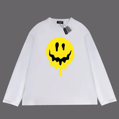 Balenciaga Luxury Brand Women Mens Long Sleeve T-Shirt   