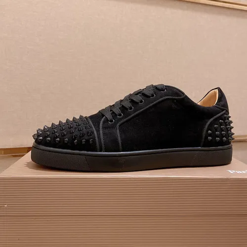 Christian Louboutin Mens Shoes Sneakers Luxury Brand Red Bottom Design Sports Footwears with Original Box