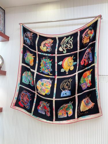 Hermes Scarves Womens Fashion Scarf Shawl 107