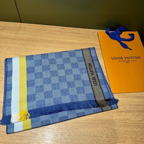 Louis Vuitton Scarves Men Womens Fashion Scarf with Original Box   