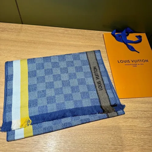 Louis Vuitton Scarves Men Womens Fashion Scarf with Original Box   