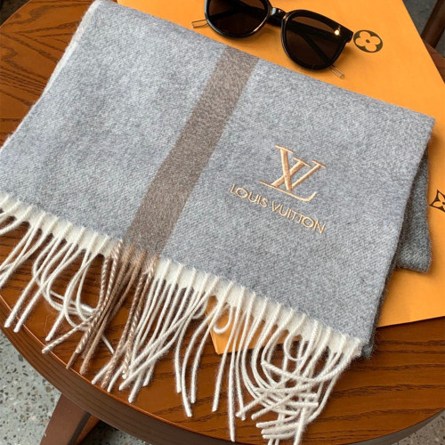 Louis Vuitton Scarves Men Womens Fashion Scarf with Original Box   