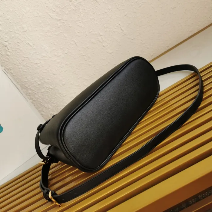 Prada Womens Mens Bags Messenger Handbags Luxury Brand Buckle Small Leather Handbag with Double Belt 1BA418 with Original Box  