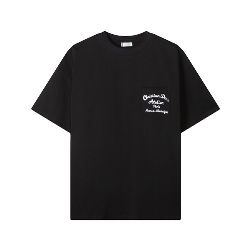 Doir Luxury Brand Women Mens Short Sleeve T-Shirt Relaxed-Fit Christian Dior Atelier T-Shirt   