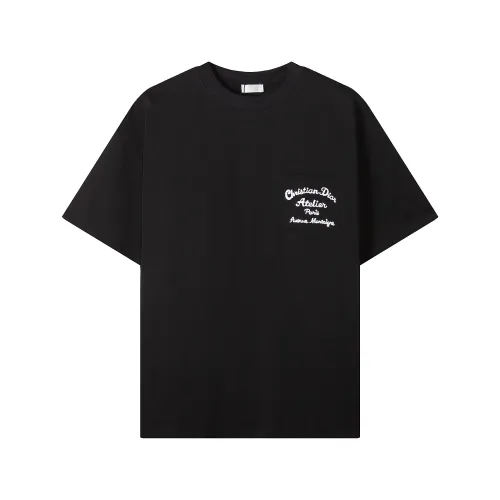 Doir Luxury Brand Women Mens Short Sleeve T-Shirt Relaxed-Fit Christian Dior Atelier T-Shirt   