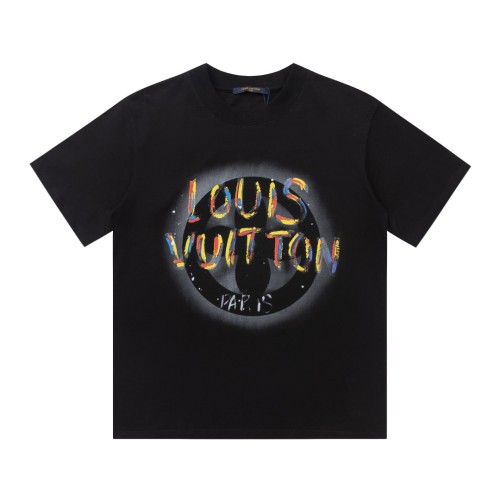 Louis Vuitton Luxury Brand Men Womens Short Sleeve T-Shirt   