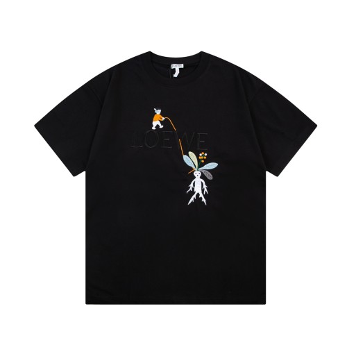 Loewe Luxury Brand Men Womens Short Sleeve T-Shirt   