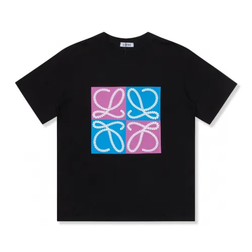 Loewe Luxury Brand Men Womens Short Sleeve T-Shirt   