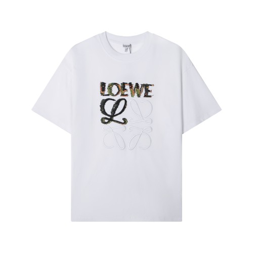 Loewe Luxury Brand Men Womens Short Sleeve T-Shirt   
