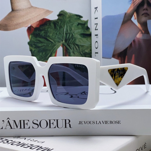 Prada Sunglasses Luxury Brand Men Womens Sunglasses with Original Box  