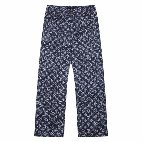Louis Vuitton Luxury Brand Women Mens Pant Jeans   