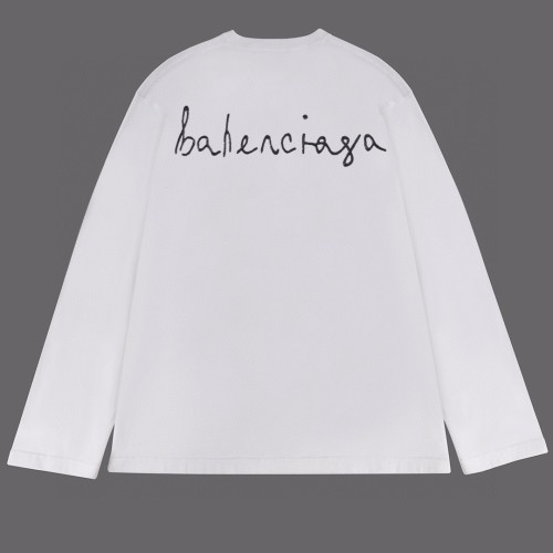 Balenciaga Luxury Brand Women Mens Long Sleeve T-Shirt   