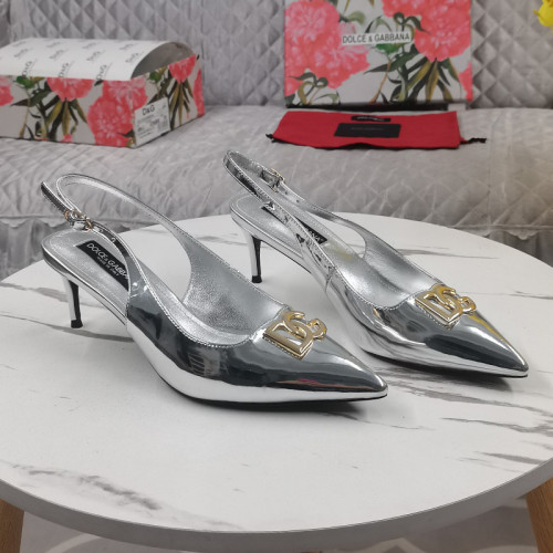 Dolce & Gabbana Womens Shoes Sandals Pumps Lurex Sandals with Original Box Heel 6cm whatsapp 