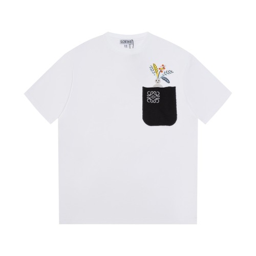 Loewe Luxury Brand Men Womens Short Sleeve T-Shirt   