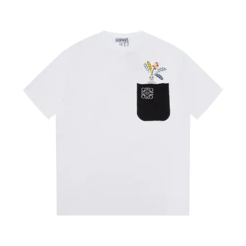 Loewe Luxury Brand Men Womens Short Sleeve T-Shirt   