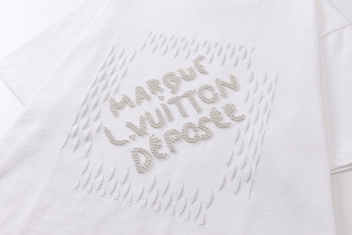 Louis Vuitton Luxury Brand Men Womens Short Sleeve T-Shirt   
