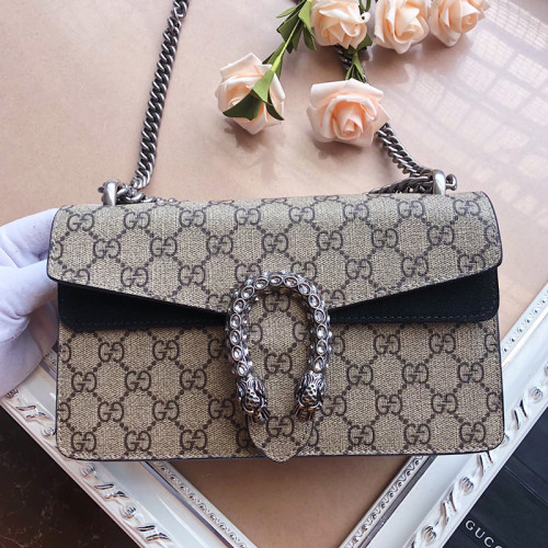Gucci Womens Bags Crossbody Shoulder Messenger Bags Luxury Brand Dionysus GG small shoulder bag 499623 92TJN 9862 with Original Box