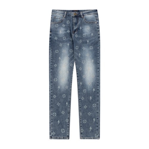 Louis Vuitton Luxury Brand Women Mens Pant Jeans   