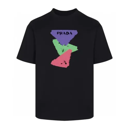 Prada Luxury Brand Men Womens Short Sleeve T-Shirt   