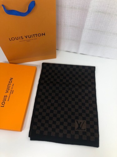 Louis Vuitton Scarves Men Womens Fashion Scarf with Original Box   