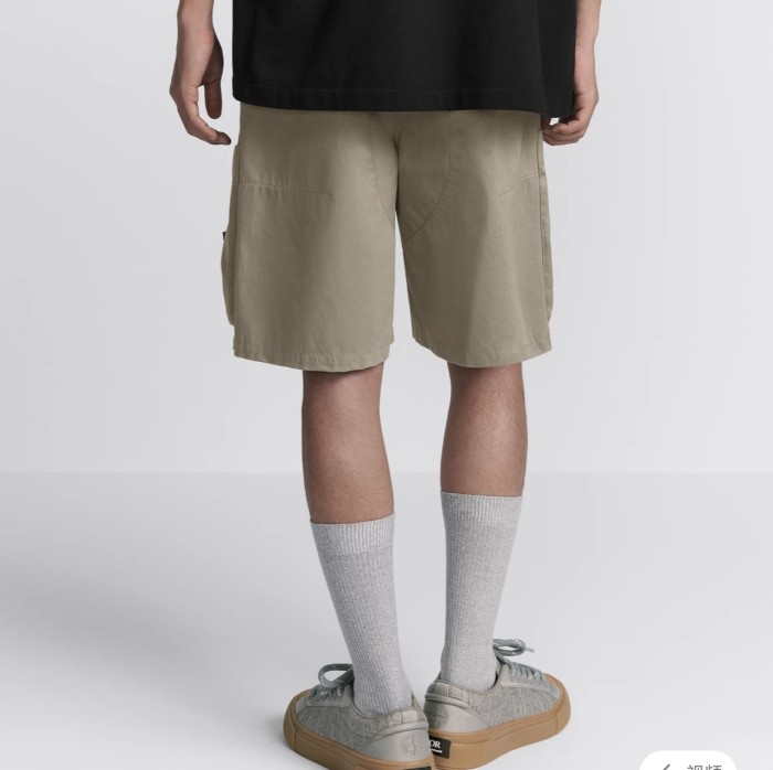 Dior Luxury Brand Women Mens Pant Shorts WDIOR AND STONE ISLAND Bermuda Shorts 493C172A6144_C879   