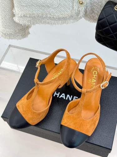 Chanel Womens Shoes Pumps 8.5cm Heel Fashion Sandals Summer Design Luxury Brand Design with Original Box whatsapp 