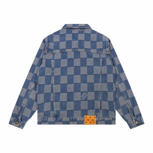 Louis Vuitton Men Womens Jackets Denim Coat Luxury Brand Mens Jackets Top Quality   