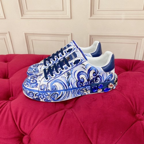 Dolce&Gabbana Men Shoes Sneakers Luxury Brand Casual Shoes for Men with Original Box Whatsapp 
