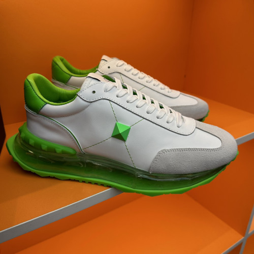 Valentino Garavani Mid-Top Calfskin VL7N Sneaker With Bands Mens Shoes Sneakers Luxury Brand with Original Box  
