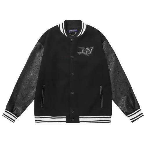 Louis Vuitton Men Womens Jackets Coat Luxury Brand Mens Jackets Varsity Blouson Top Quality   